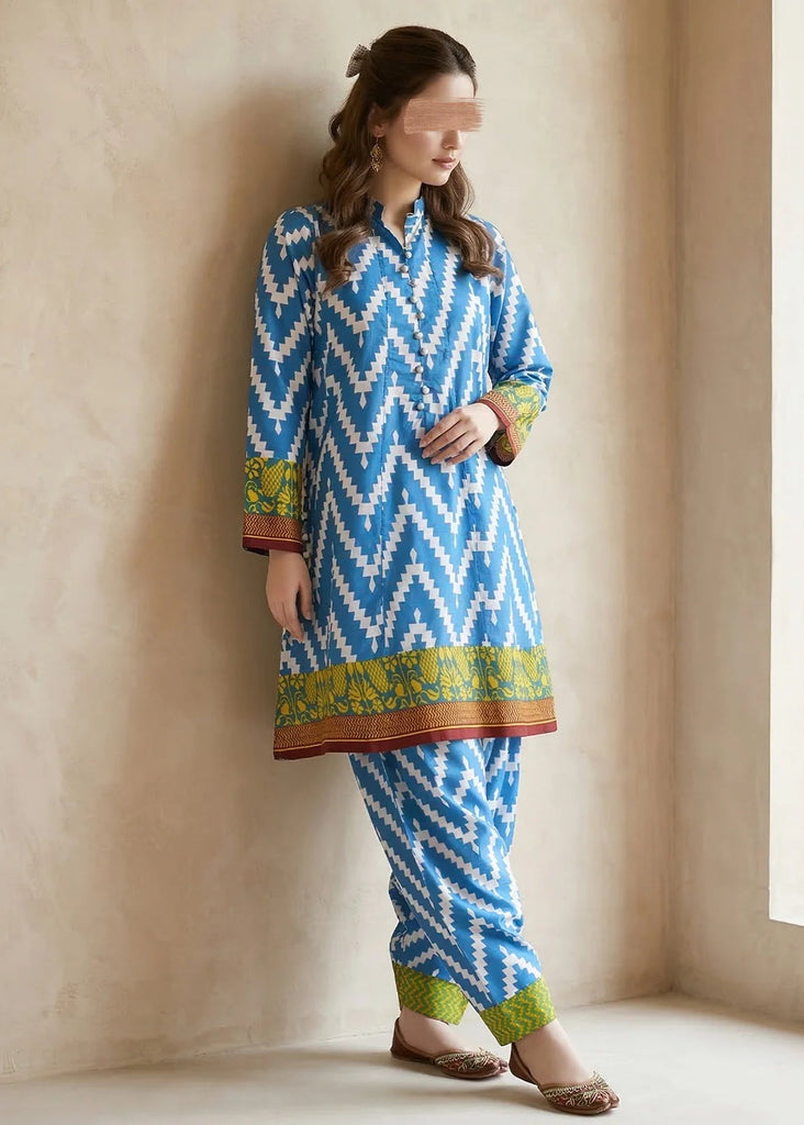 -2 PIECE SUIT-( Pure Lawn)