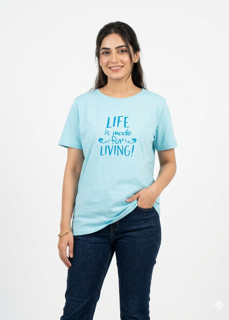 Feroze Life Graphical T shirt
