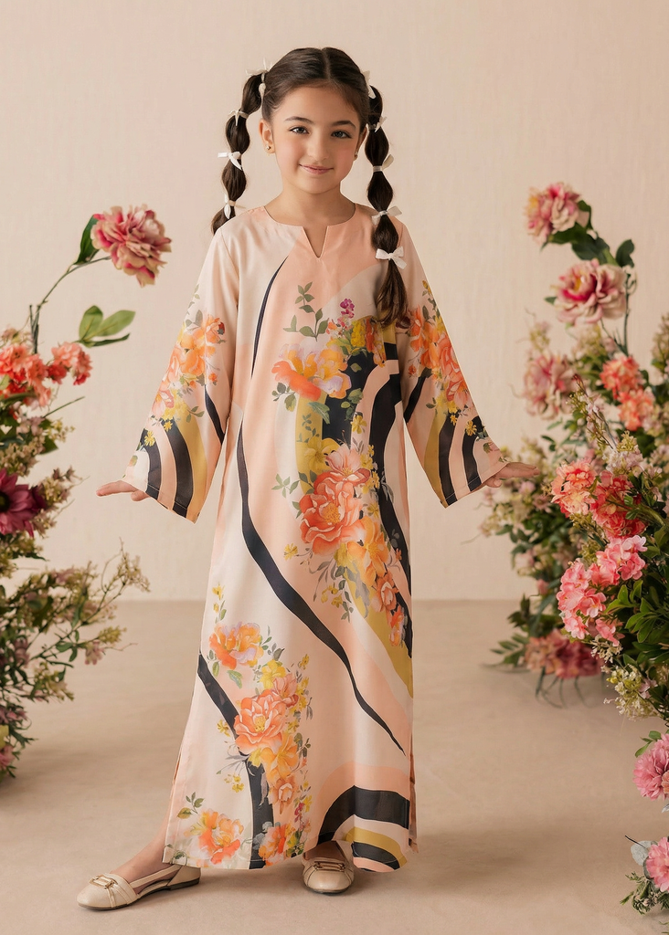 KF-002-Kids Summer Kaftan