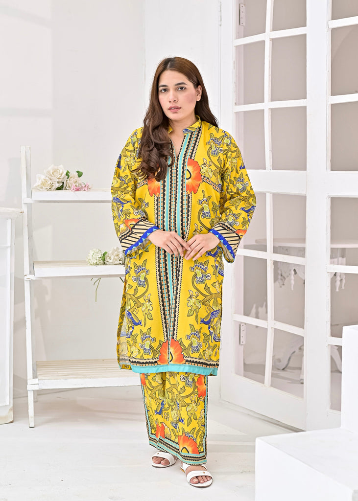 lawn 2-Piece Suit – Sunshine Bloom Edition