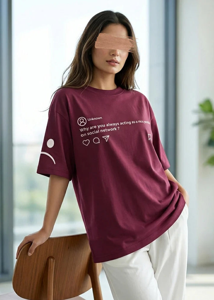 PRINTED LONG T SHIRT