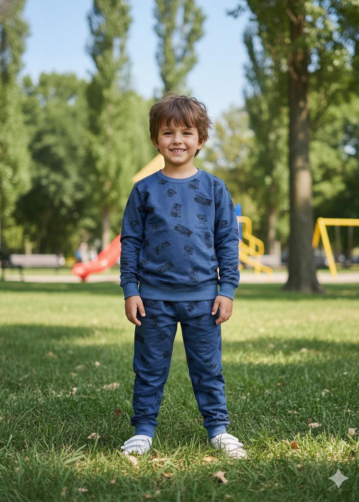 Blue Space  FLEECE TRACKSUIT