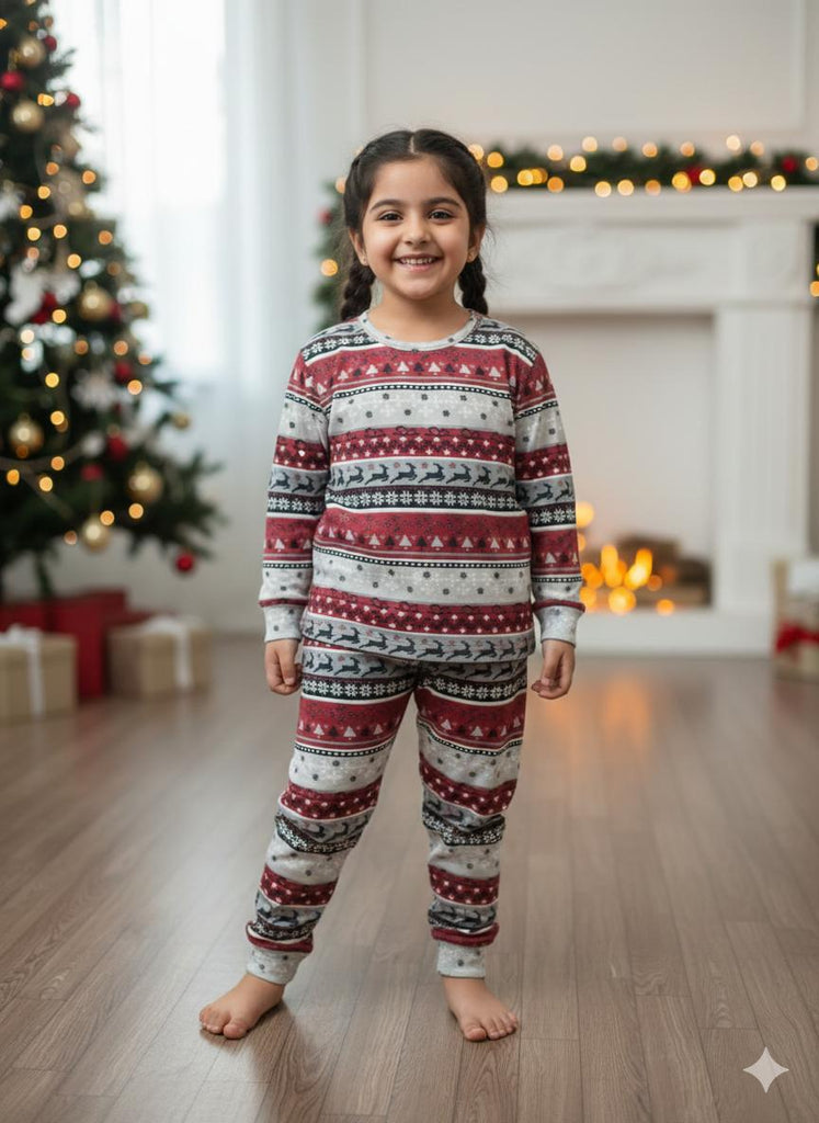 GIRL MULTI COLOUR  FULL SLEEVES PJ SET