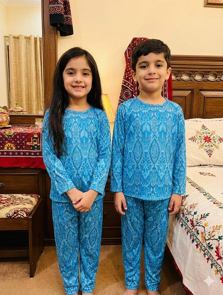 UNISER DARK BLUE FULL SLEEVES PJ SET