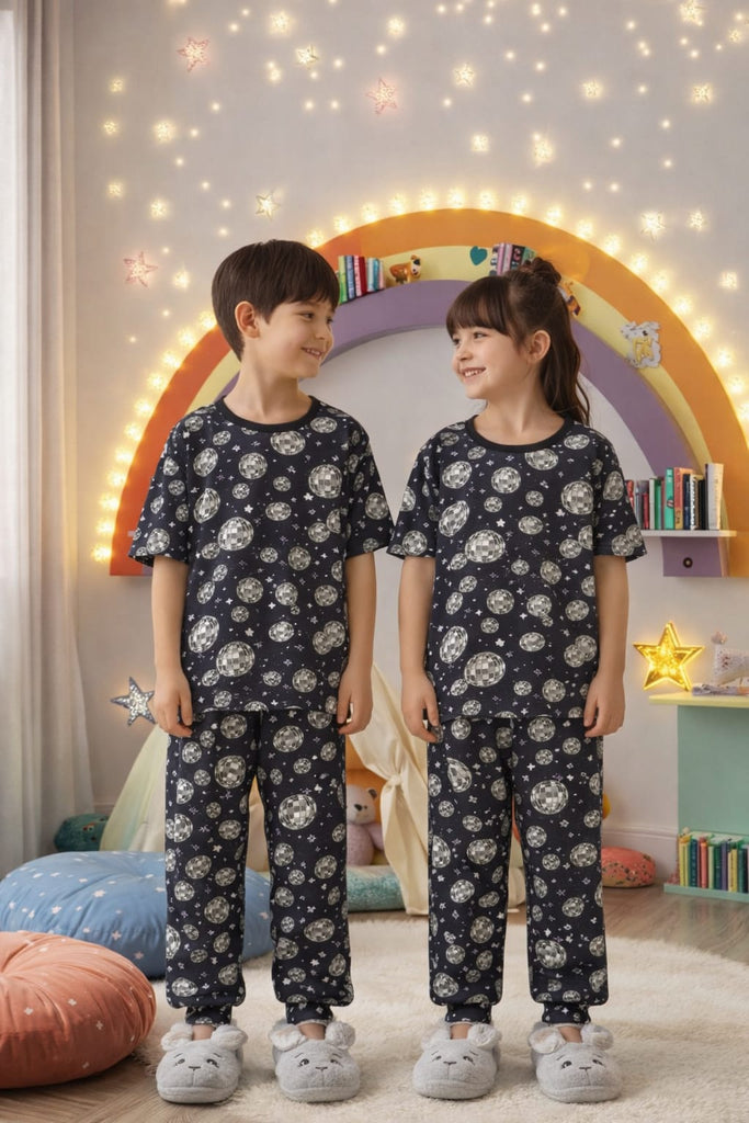 Black Cloud  Nightwear Set – Soft Cotton