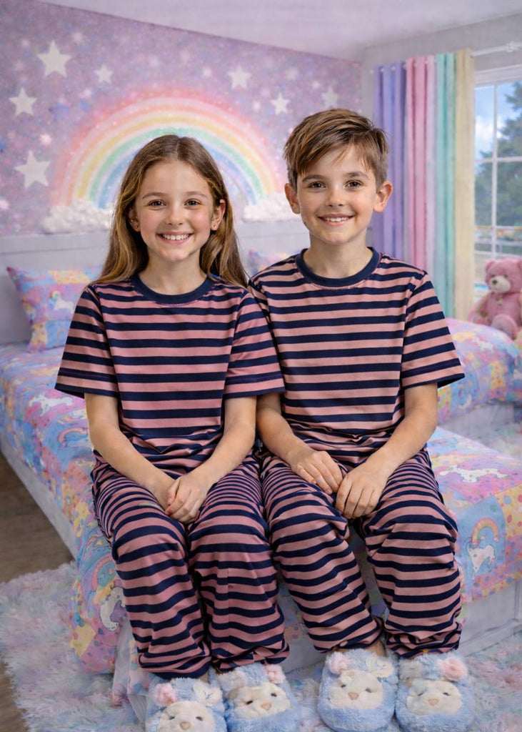 Brown black Lining Pj set