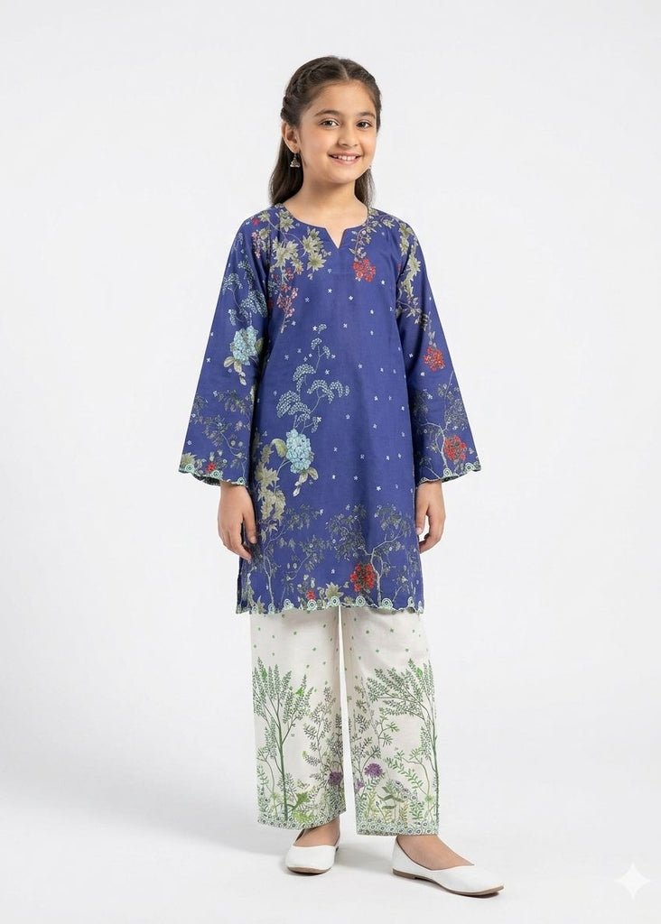 Teal garden Party Dress   ( Kids Edition)