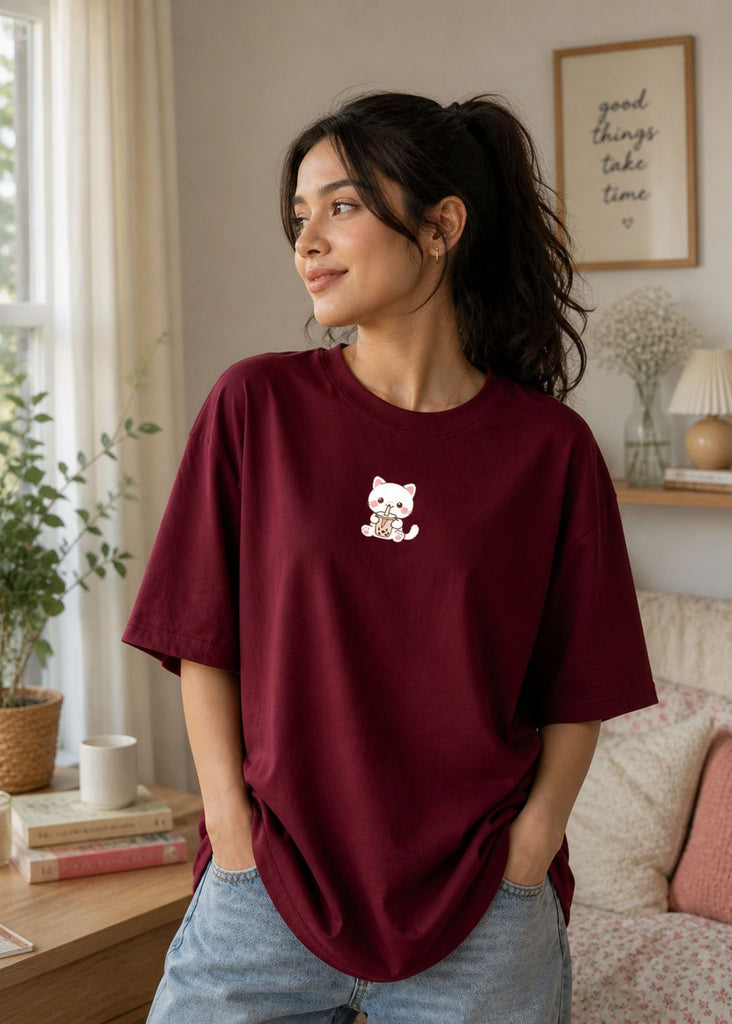 PRINTED LONG T SHIRT