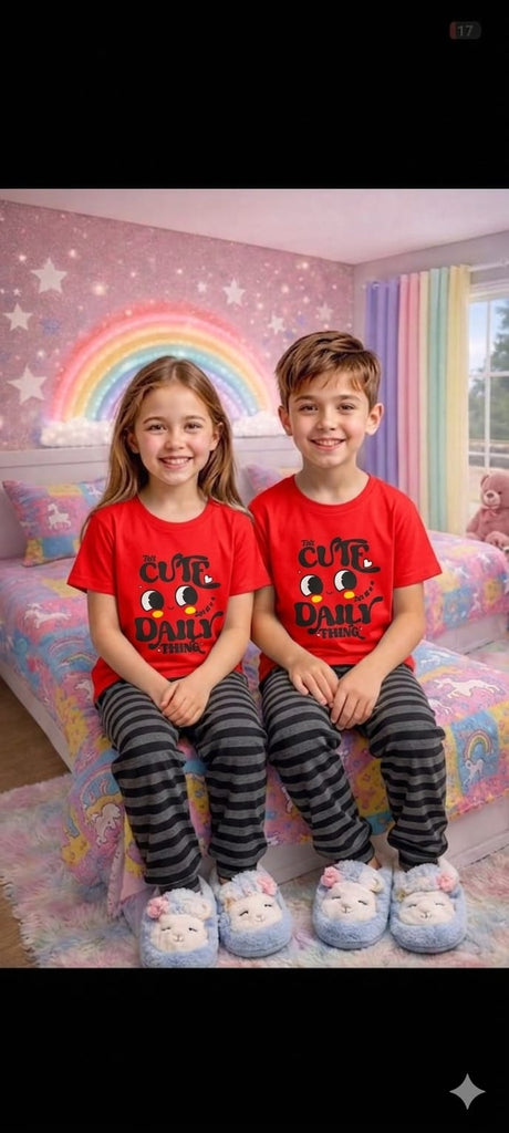 Graphica red Pajama Set