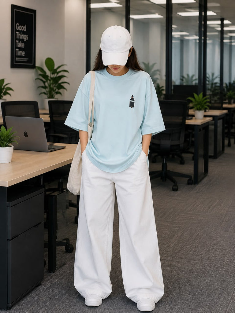 Oversized Drop Shoulder T-Shirt Squid Game