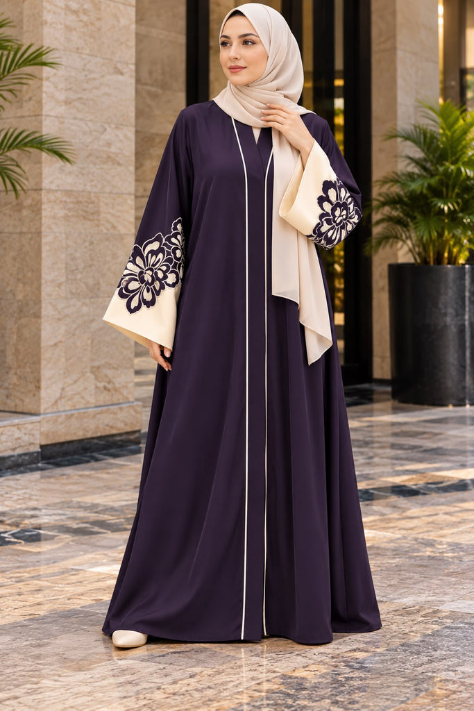 BLOOM | EMROIDERY | DEEP PLUM