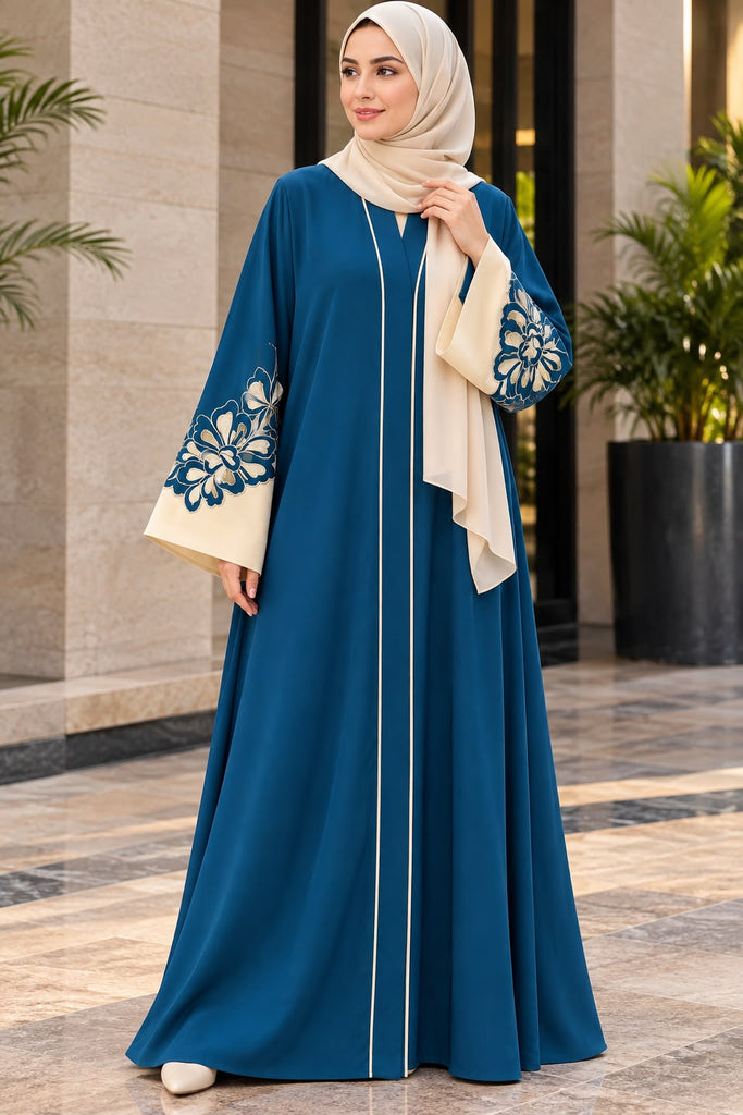 BLOOM | EMROIDERY | NAVY BLUE