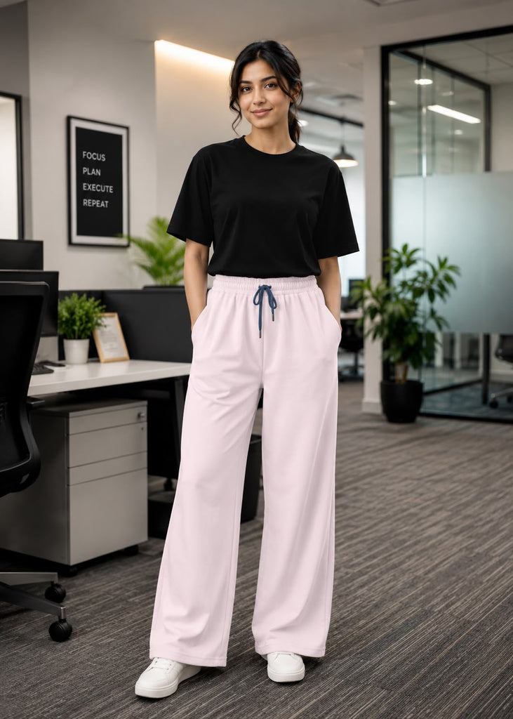 Woman Premium Trousers-baby pink