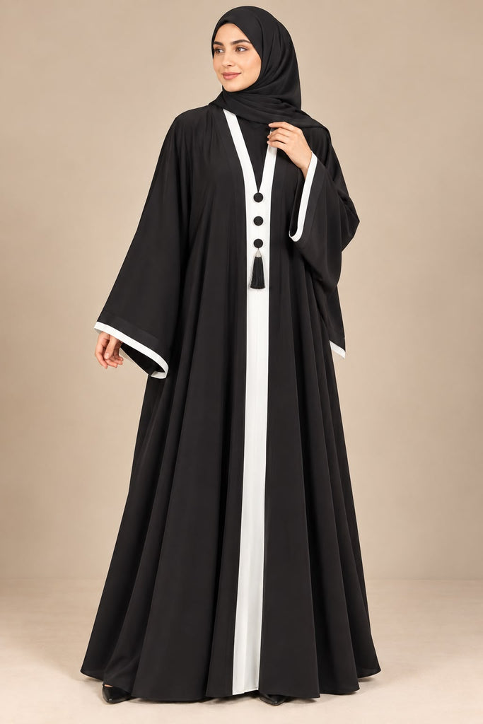 ZAINAB | BUTTON STYLE | MAXI STYLE | BLACK